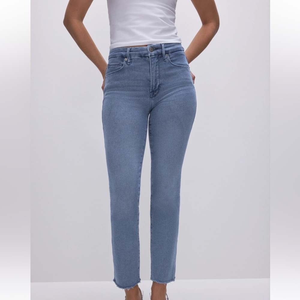 Good American Good legs straight jeans